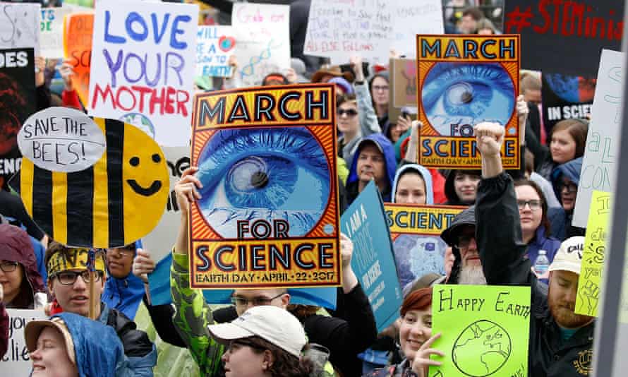 Appealing to sentiment … the 2017 March for Science in Washington, DC.