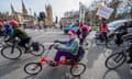 A ‘wheels for wellbeing’ ride in London