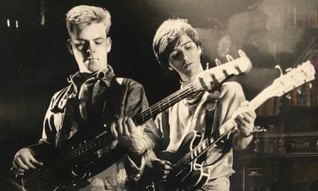 ‘Quite astonishing dexterity’ … (L-R) Andy Rourke and Johnny Marr.