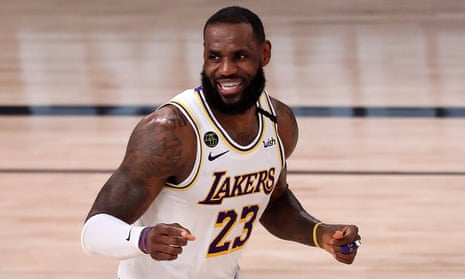 LeBron James agrees to history-making $97.1m contract extension with Lakers | LeBron James | The Guardian
