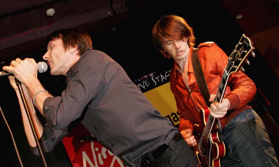 Broken record … Suede’s Brett Anderson and Butler.