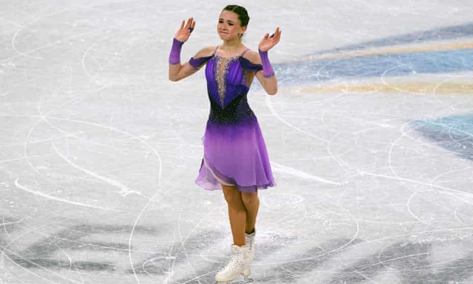 Fifteen-year-old Russian figure skater Kamila Valieva