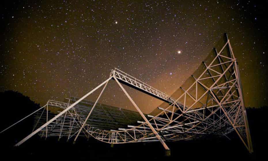 The Chime radio telescope detected mysterious signals.