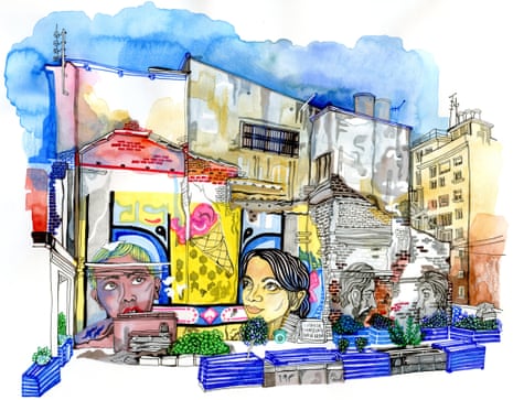 Locals Guide to Malaga - Guardian Travel illustration