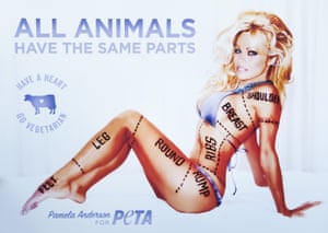 Pamela Anderson poster for Peta.