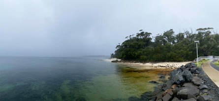 For an op-ed on nuclear power. A solitary solar panel powering a light on a jetty is the only electrical infrastructure at the site of what would have been Australia’s first nuclear power station at Murray’s Beach in the Jervis Bay Territory.