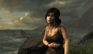 Vulnerability … the rebooted 2013 game incarnation of Lara Croft.