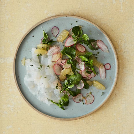 José Pizarro’s cured cod with lemon and radish salad.