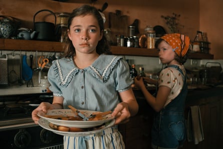 Robyn Betteridge as the playdate friend Josephine Thibault and Beatrice Campbell as the missing girl Lucia Blix in Playdate.