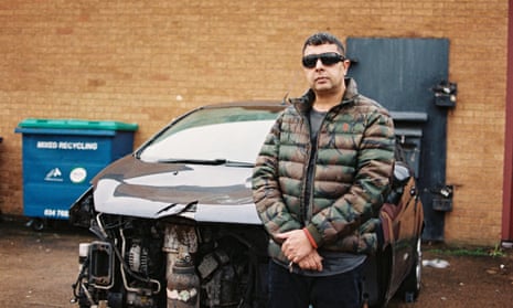Panjabi MC photographed outside his music studio in Nuneaton, near Coventry, in 2022.