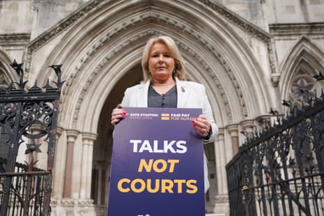 Pat Cullen outside the Royal Courts of Justice in London today.
