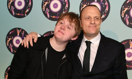 Ted Cockle with Lewis Capaldi.