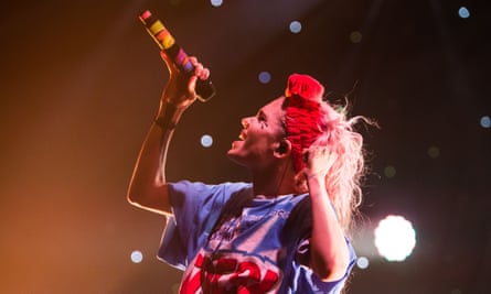 Grimes in concert at the O2 Academy Brixton, London