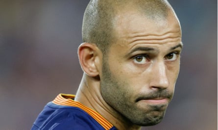 Javier Mascherano How One Tackle On Nicklas Bendtner Changed My Career Barcelona The Guardian