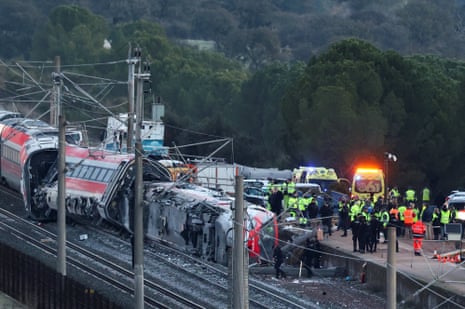 Spain train crash: rescue efforts continue as death toll rises in ...