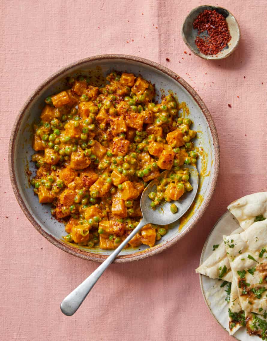 Romy Gill’s saccharine murphy pea sabzi.
