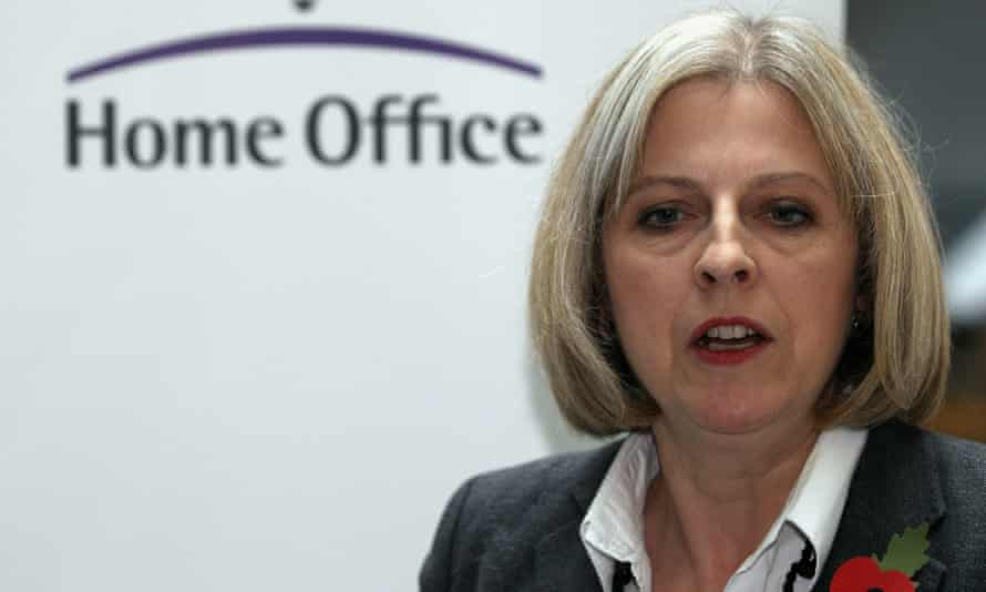 As home secretary in 2010, Theresa May immediately set about making a dent in the net migration number. Photograph: Dan Kitwood/Getty Images