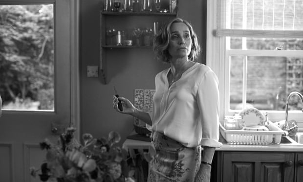Kristin Scott Thomas in Sally Potter’s new film, The Party. ‘Part of the project was to go back to cinematic bare bones,’ says Potter.