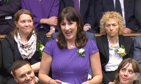 Rachel Reeves pays tribute to Jo Cox MP in the House of Commons, June 2016. 