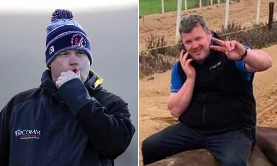 Gordon Elliott and the photograph showing him sitting on a dead horse.