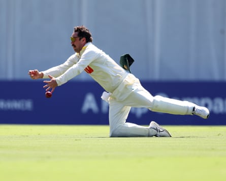 Travis Head drops a catch off Mehidy Hasan Miraz as Bangladesh turn the screws on Australia