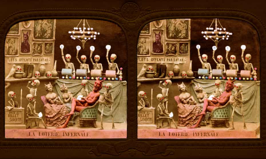 The Diableries cards are part of Queen guitarist Brian May’s archive of stereoscopic items.