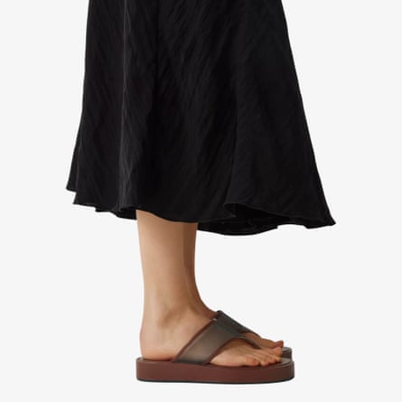 John Lewis x Rejina Pyo flatform sandals.