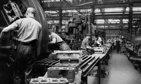 March of the makers … Ford Motor Company factory in Dagenham, 1956.