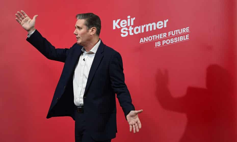 Keir Starmer during the Labour leadership campaign