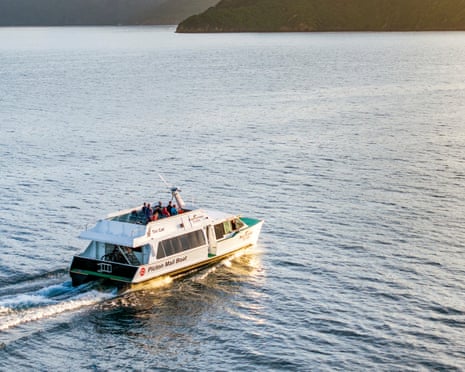 A Picton mailboat in action