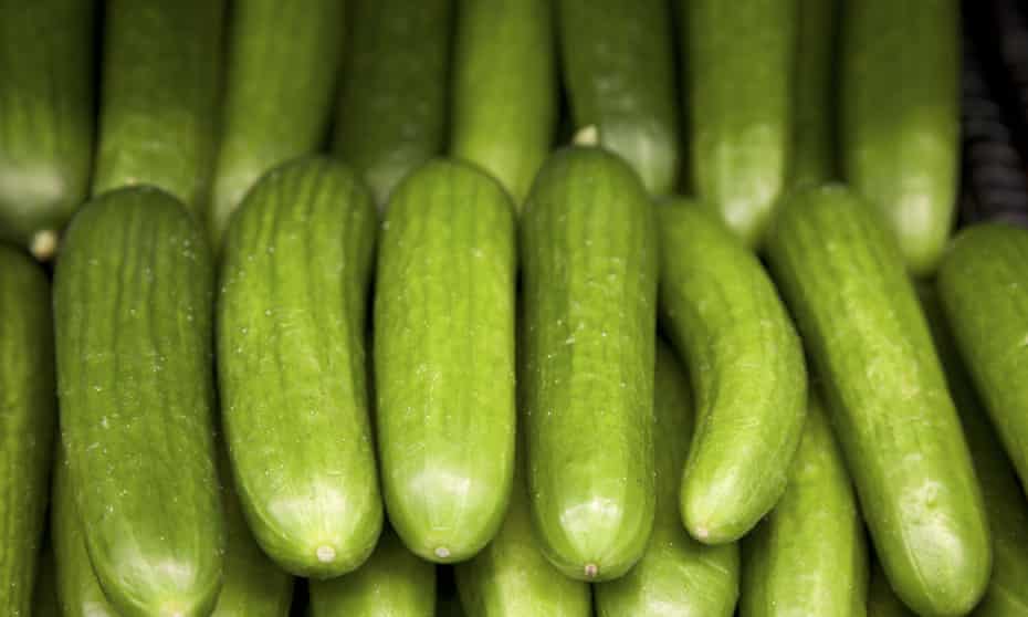 The price of cucumbers has fallen to just 30p in some stores.