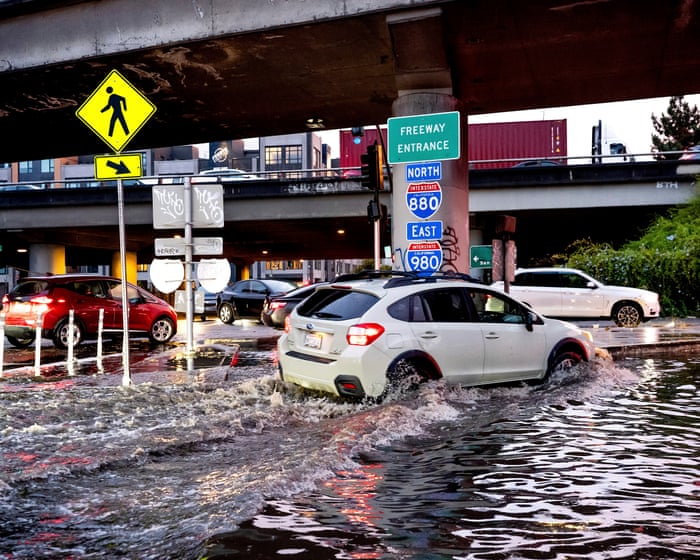 California braces as fierce storm batters fire-ravaged hillsides
