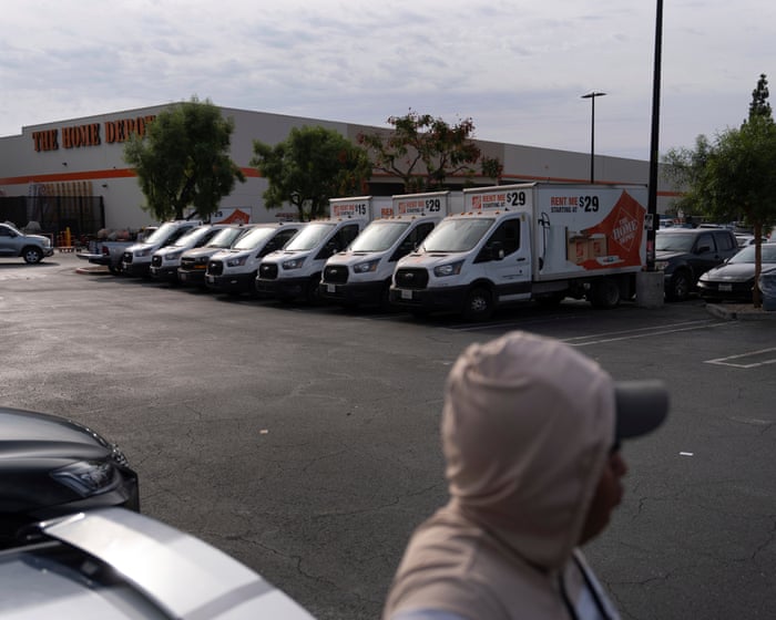 Los Angeles on edge as agents threaten to ‘flood the zone’ with immigration raids