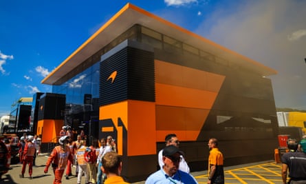 The McLaren Formula One team endured a scare at the Spanish Grand Prix on Saturday morning when what is believed to be an electrical fire broke out in their motorhome, causing it to be evacuated