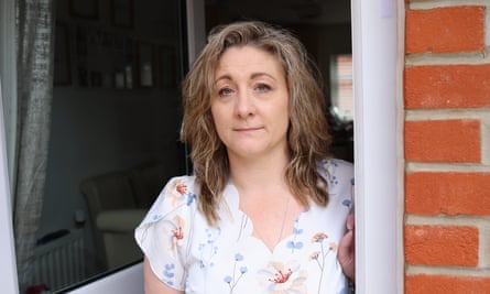 Helen Stapleton standing in her doorway