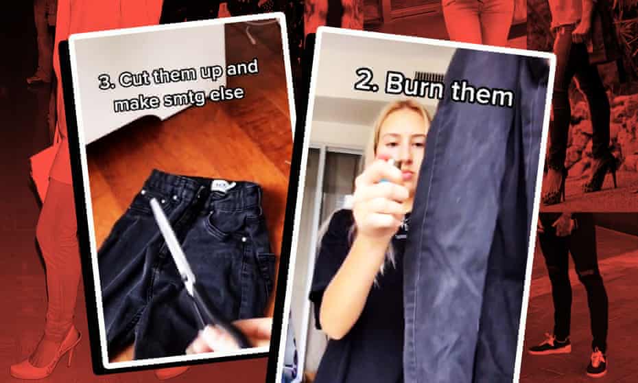 No Skinny Jeans Gen Z Launch Tiktok Attack On Millennial Fashion Tiktok The Guardian No Skinny Jeans Gen Z Launch Tiktok Attack On Millennial Fashion Tiktok The Guardian
