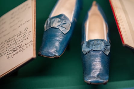 Old blue shoes