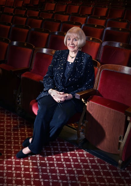 Jan Lynton sitting in theatre stalls