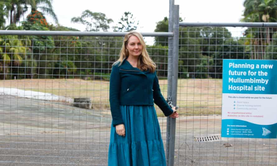 Sama Balson, who started the Womens Village Collective in Byron, at the old hospital site in Mullumbimby, which she hopes will be turned into housing for women in NSW, Australia.
