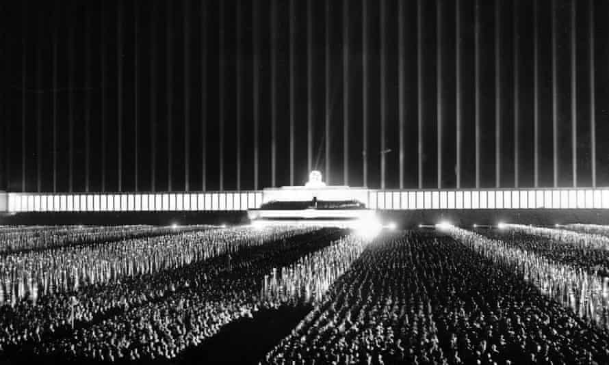 The Nuremberg rally in 1937 at the Zeppelin Field in Nuremberg, Germany