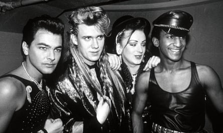 Boy George and Culture Club at the Hippodrome, London, 1984.
