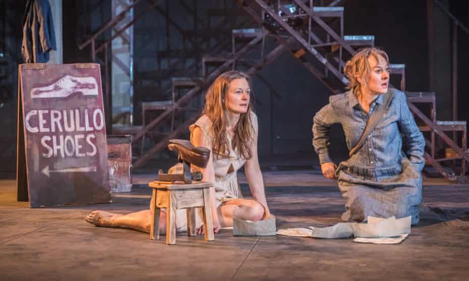 Independent women … Catherine McCormack as Lila and Niamh Cusack as Lenu in My Brilliant Friend at the Rose theatre, Kingston.