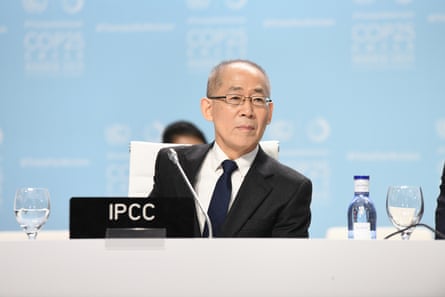 Hoesung Lee, chair of the Intergovernmental Panel on Climate Change, at Cop25 in Madrid in 2019