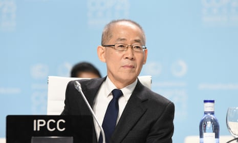 Hoesung Lee, chair of the IPCC, at Cop25 in Madrid in 2019