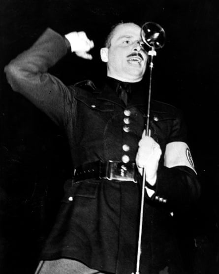 Oswald Mosely, leader of the Blackshirts