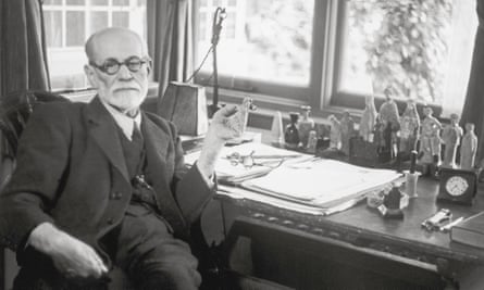 Signmund Freud at his desk, 1938