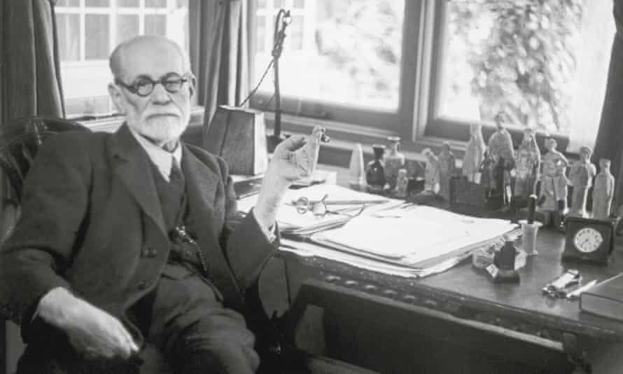 Signmund Freud at his desk, 1938