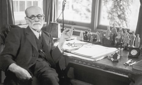 Sigmund Freud at his desk 1938.