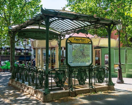 Abbesses station in Montmartre, Paris.