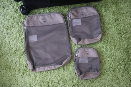 A photo of a set of Osprey Daylite Packing cubes